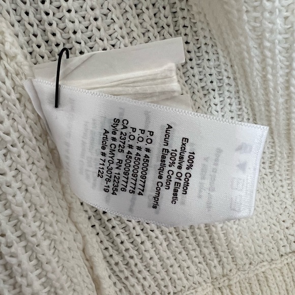 Aritzia Babaton white backless tank in size small - Picture 9 of 9